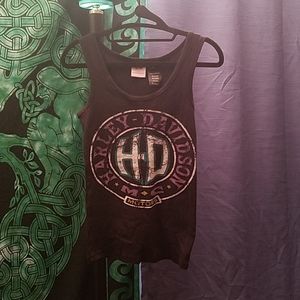 Black Harley-Davidson tank top